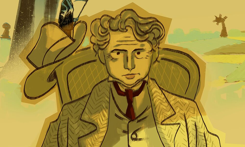 Tegning af Teddy Kristiansen